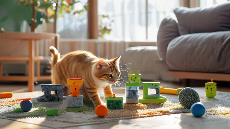 Como usar brinquedos de alimentação lenta para gatos gulosos