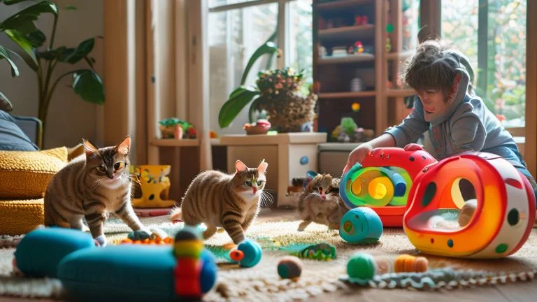 Como usar brinquedos interativos para enriquecer a vida do seu gato