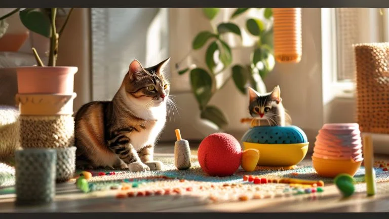 Como usar brinquedos para aliviar o estresse em gatos