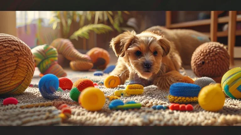 Brinquedos essenciais para estimular a mente dos filhotes