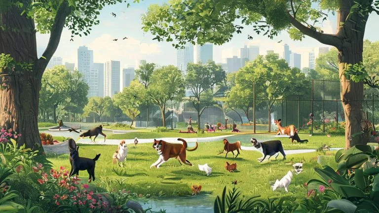 Como a natureza melhora o comportamento de cães e gatos urbanos