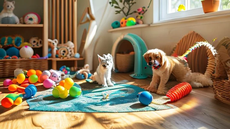 Como montar o kit perfeito de brinquedos para cães e gatos