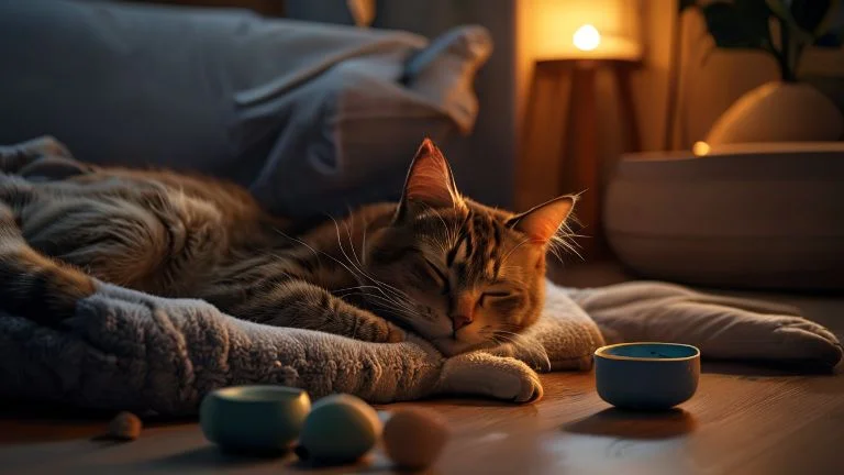 Como ajustar a rotina do seu gato para reduzir a agitação noturna