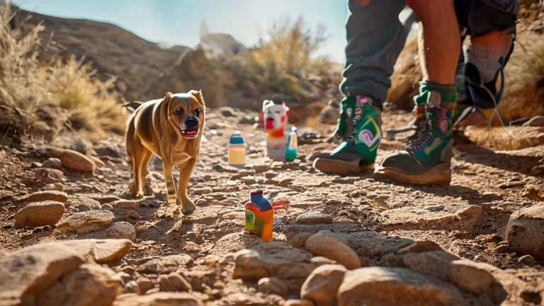 Como proteger as patas do seu cão em trilhas rochosas e quentes