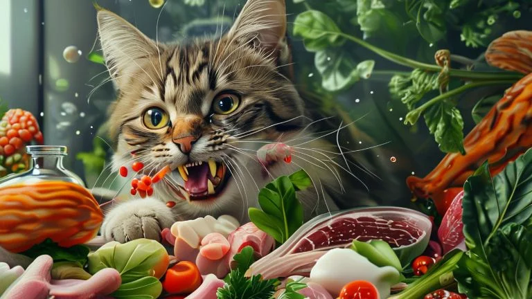 Como a alimentação natural melhora a saúde dental do seu gato